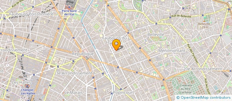 localisation de l'entreprise MONSIEUR MARVIN HOUZIAUX  PARIS