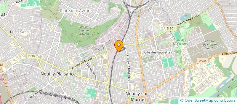 localisation de l'entreprise MONSIEUR MARVIN JACQUES à NEUILLY SUR MARNE