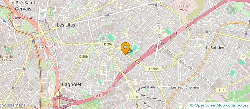 localisation de l'entreprise MONSIEUR MARVIN KIANGALA à BAGNOLET