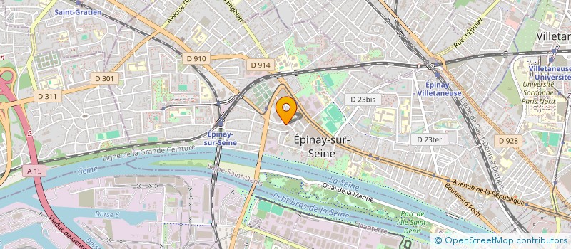 localisation de l'entreprise MONSIEUR MARVIN KIEUDJO NGAGTE à EPINAY-SUR-SEINE