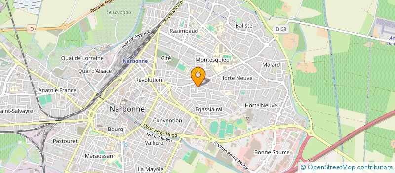 localisation de l'entreprise MONSIEUR MARVIN KORACH  NARBONNE