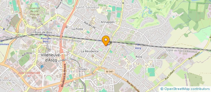 localisation de l'entreprise MONSIEUR MARVIN KOUBEMBA  VILLENEUVE-D'ASCQ