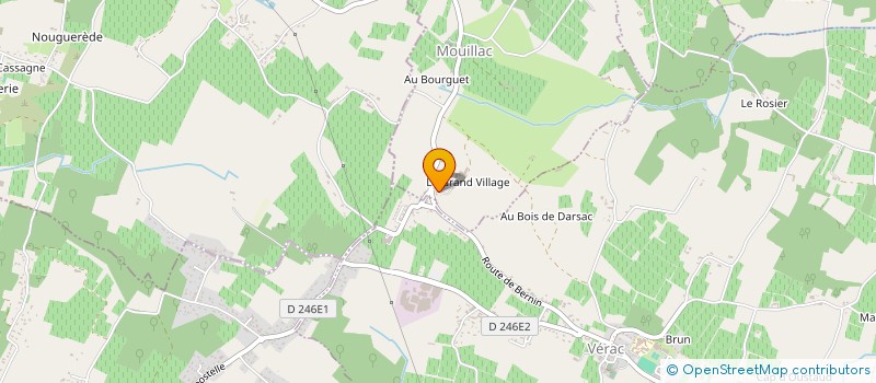 localisation de l'entreprise MONSIEUR MARVIN LACHAUD  MOUILLAC