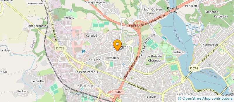 localisation de l'entreprise MONSIEUR MARVIN LE MELINER à LORIENT