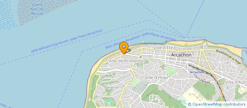 localisation de l'entreprise MONSIEUR MARVIN LEBEAU  ARCACHON