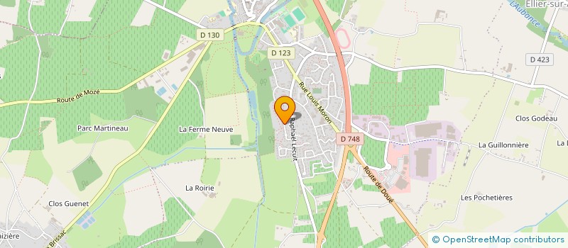 localisation de l'entreprise MONSIEUR MARVIN LEMONNIER à BRISSAC LOIRE AUBANCE