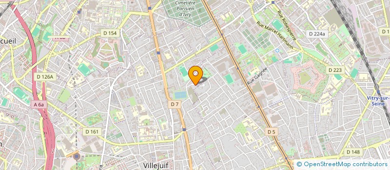 localisation de l'entreprise MONSIEUR MARVIN M'TOUMO  VILLEJUIF