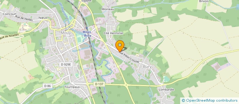 localisation de l'entreprise MONSIEUR MARVIN MANESSE  BURY