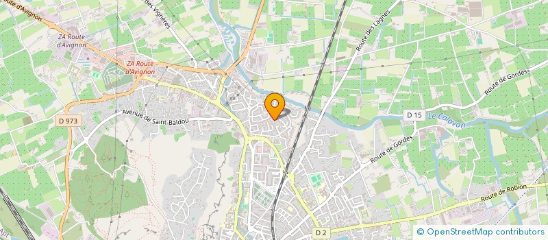 localisation de l'entreprise MONSIEUR MARVIN MANIFACIER  CAVAILLON