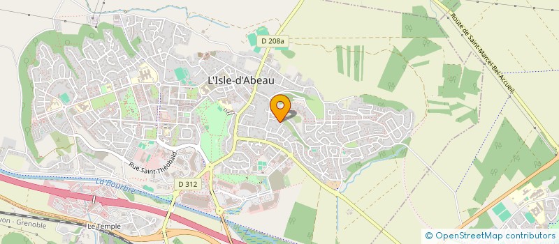 localisation de l'entreprise MONSIEUR MARVIN MARCHAND  L'ISLE-D'ABEAU