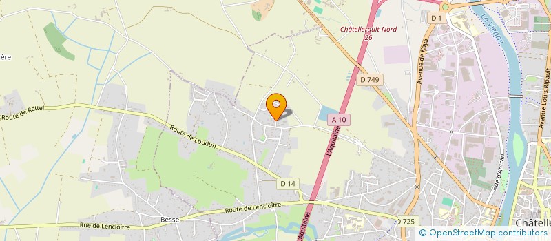 localisation de l'entreprise MONSIEUR MARVIN MARTIN  CHATELLERAULT