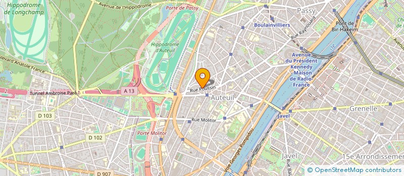 localisation de l'entreprise MONSIEUR MARVIN MARTIN  PARIS