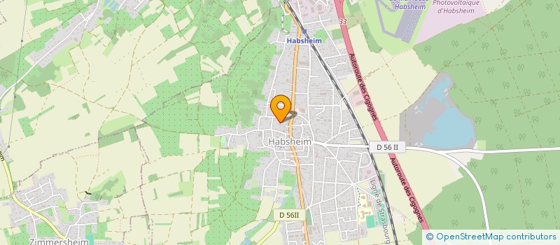 localisation de l'entreprise MONSIEUR MARVIN MORGAN  HABSHEIM