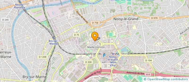 localisation de l'entreprise MONSIEUR MARVIN NEBODON  NOISY-LE-GRAND