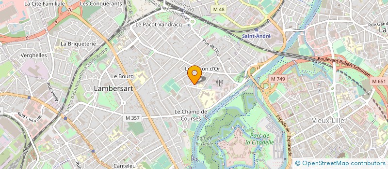 localisation de l'entreprise MONSIEUR MARVIN NYFFELS à LAMBERSART
