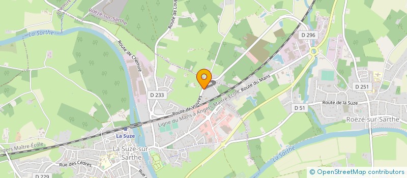 localisation de l'entreprise MONSIEUR MARVIN PELLETIER à LA SUZE-SUR-SARTHE