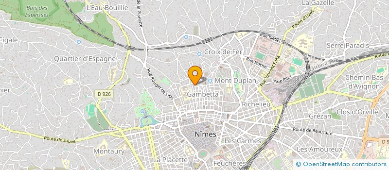 localisation de l'entreprise MONSIEUR MARVIN PETER  NIMES