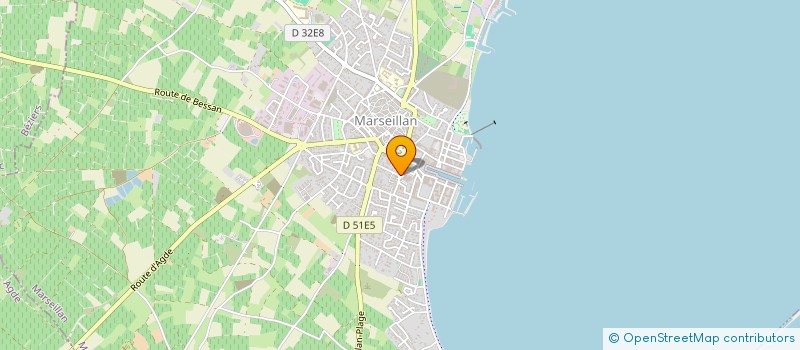 localisation de l'entreprise MONSIEUR MARVIN PETIT à MARSEILLAN