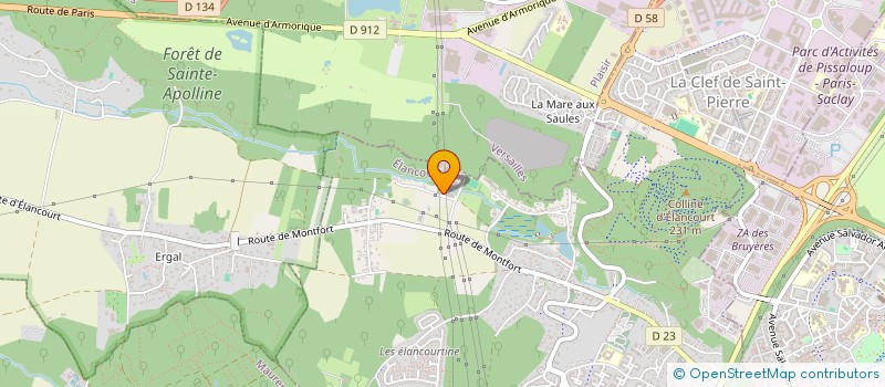 localisation de l'entreprise MONSIEUR MARVIN PETIT  ELANCOURT