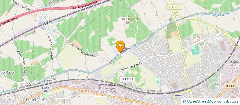 localisation de l'entreprise MONSIEUR MARVIN PIEDON  LUNEL