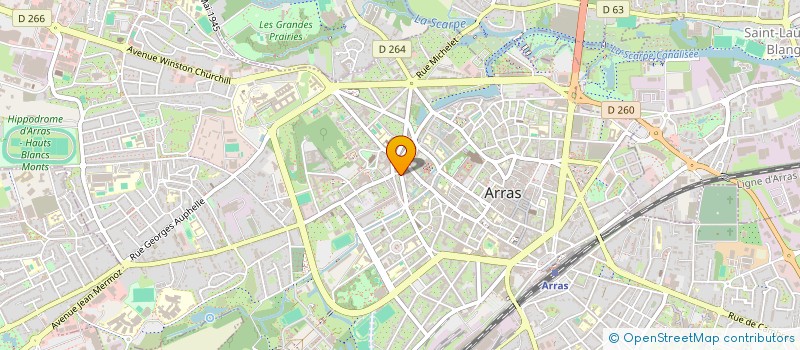 localisation de l'entreprise MONSIEUR MARVIN PORTNER  ARRAS