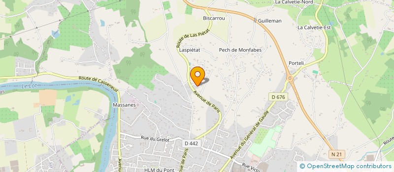 localisation de l'entreprise MONSIEUR MARVIN POUPIN  VILLENEUVE SUR LOT