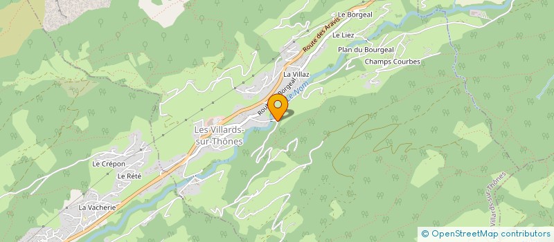 localisation de l'entreprise MONSIEUR MARVIN REIS  LES VILLARDS-SUR-THONES