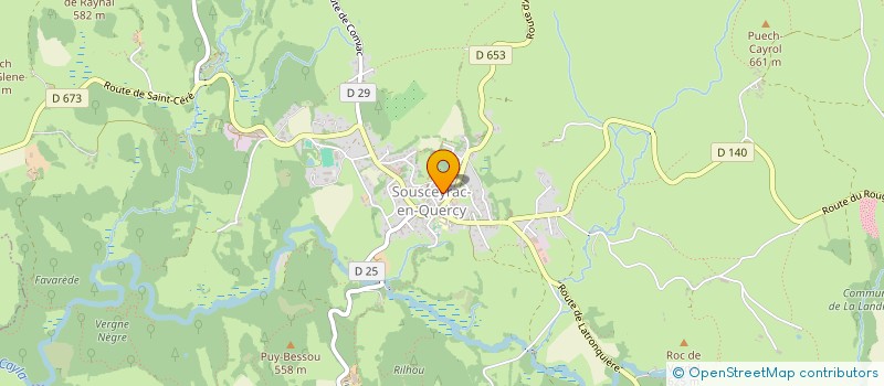 localisation de l'entreprise MONSIEUR MARVIN RICHARD  SOUSCEYRAC-EN-QUERCY