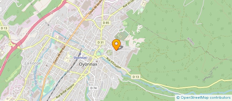 localisation de l'entreprise MONSIEUR MARVIN RICHARD à OYONNAX