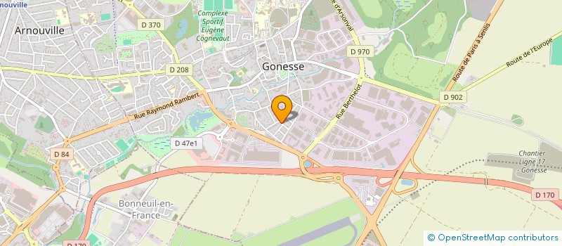 localisation de l'entreprise MONSIEUR MARVIN-RYAN CHARLES  GOUSSAINVILLE