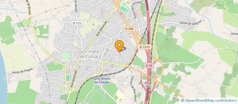 localisation de l'entreprise MONSIEUR MARVIN SAINT-MARTIN  MONTENDRE