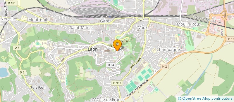 localisation de l'entreprise MONSIEUR MARVIN SCHENK à LAON