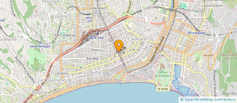 localisation de l'entreprise MONSIEUR MARVIN THOMAS à NICE
