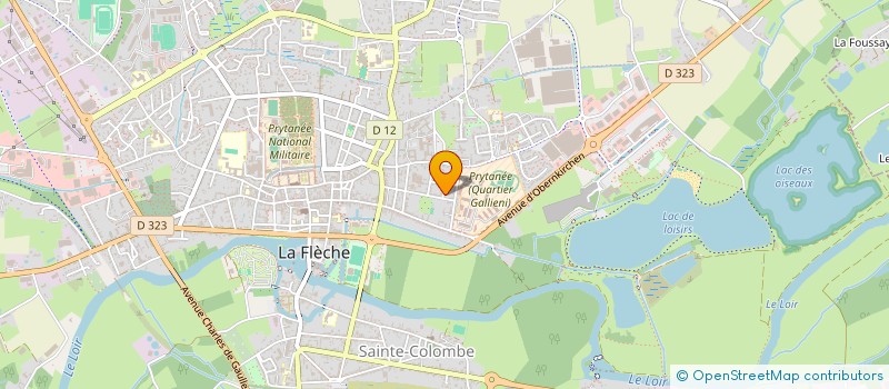 localisation de l'entreprise MONSIEUR MARVIN TOUCHARD  LA FLECHE