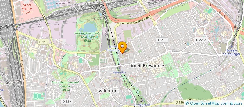 localisation de l'entreprise MONSIEUR MARVIN VLEI  LIMEIL-BREVANNES