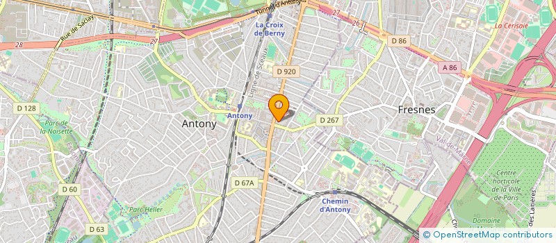 localisation de l'entreprise MONSIEUR MARVIN ZANARDO à ANTONY