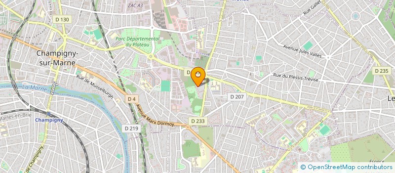 localisation de l'entreprise MONSIEUR MARVING ORENGUE  CHAMPIGNY-SUR-MARNE