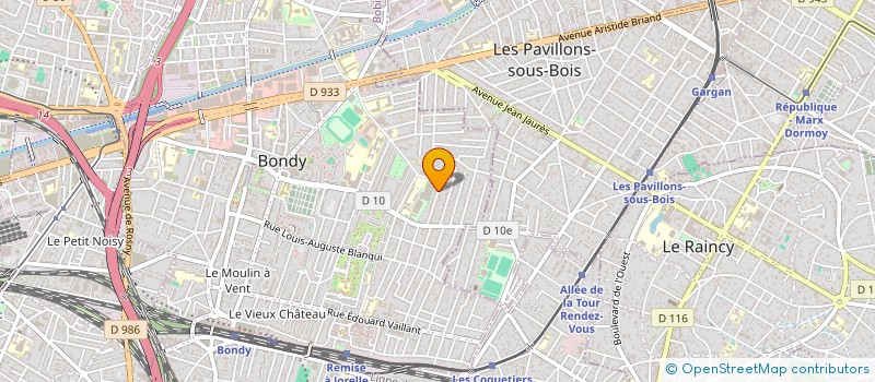 localisation de l'entreprise MONSIEUR MARVING TOGBA  BONDY