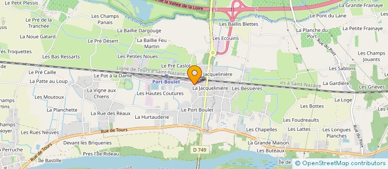 localisation de l'entreprise MONSIEUR MARVINSON WOUENZELL  CHOUZE-SUR-LOIRE