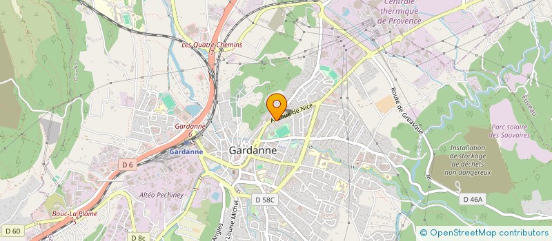 localisation de l'entreprise MONSIEUR MARVYN CARUSO à GARDANNE