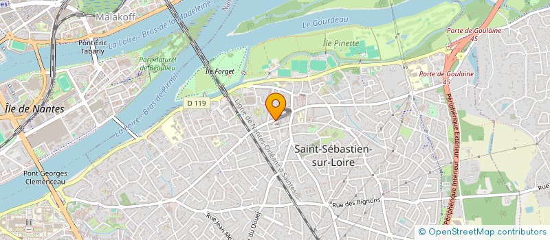 localisation de l'entreprise MONSIEUR MARVYN GABALA  SAINT-SEBASTIEN-SUR-LOIRE