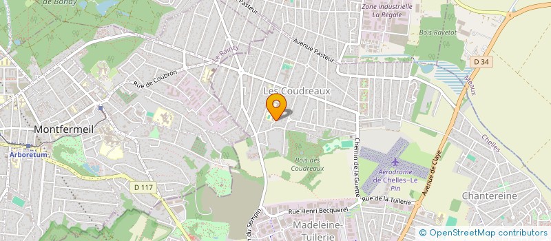 localisation de l'entreprise MONSIEUR MARVYN GERREBOUT  CHELLES