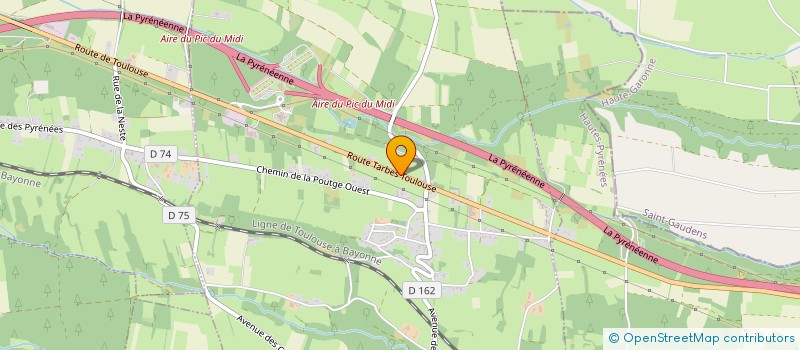 localisation de l'entreprise MONSIEUR MARVYN JUAN GARCIA  SAINT-LAURENT-DE-NESTE