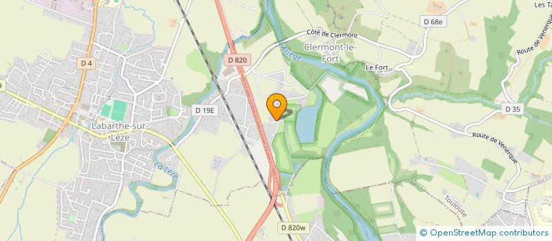 localisation de l'entreprise MONSIEUR MARVYN LAMOTHE  CLERMONT-LE-FORT