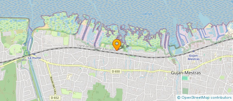 localisation de l'entreprise MONSIEUR MARVYN LHOMMELET  GUJAN-MESTRAS