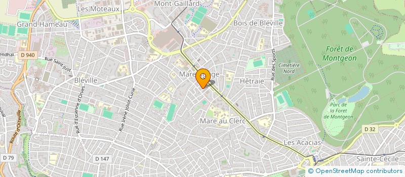 localisation de l'entreprise MONSIEUR MARVYN MENDY à LE HAVRE