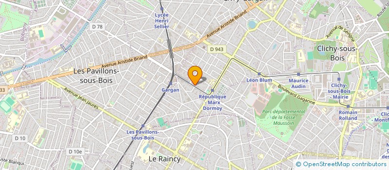 localisation de l'entreprise MONSIEUR MARVYN ROBERT  LIVRY-GARGAN