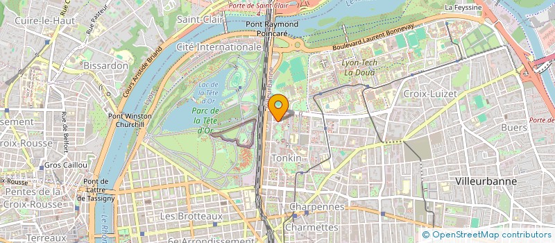 localisation de l'entreprise MONSIEUR MARVYN ZOUMA  VILLEURBANNE