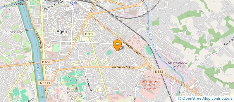 localisation de l'entreprise MONSIEUR MARWA TOUFIK BENABBES  AGEN