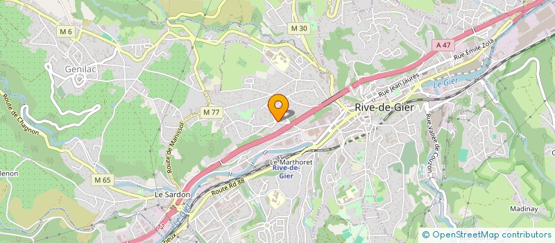 localisation de l'entreprise MONSIEUR MARWAN AIDEL à RIVE-DE-GIER